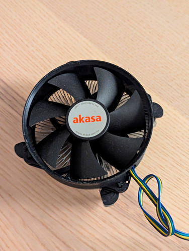 Akasa pin cpu heatsink fan - akasa,