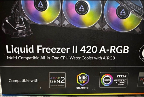 Arctic liquid freezer 420 - ii,